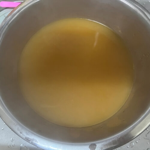 Leftover noodles after cooking the spaghetti and raccoon