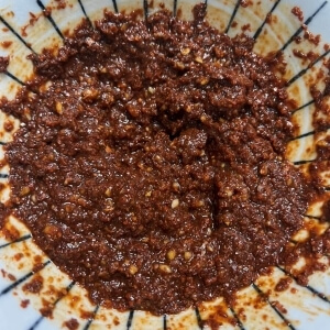 鶏一羽分の辛味調味料タデキ