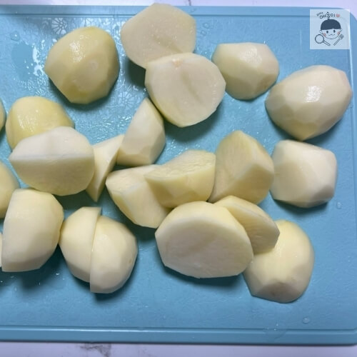 Patatas cortadas