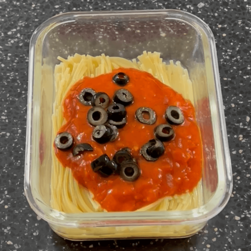 Adding black olives