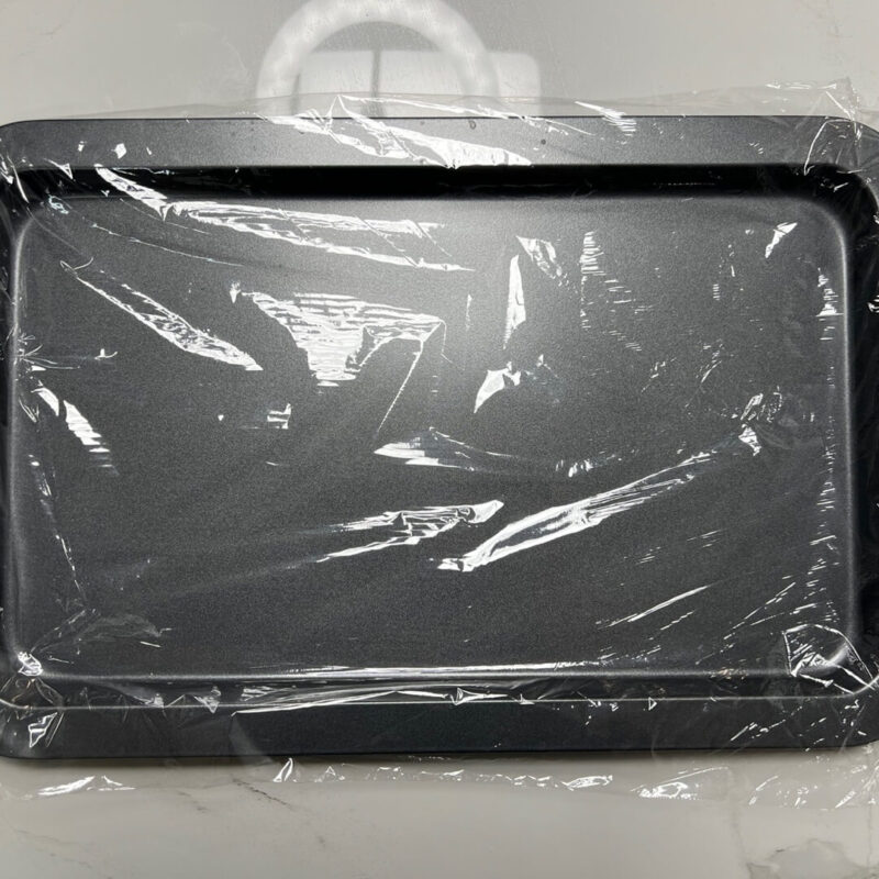 Wrap on a wide tray