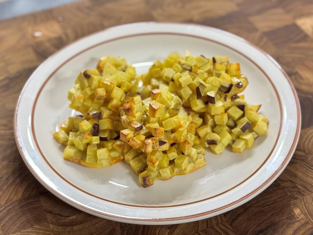 サツマイモクッキーレシピが完成した様子