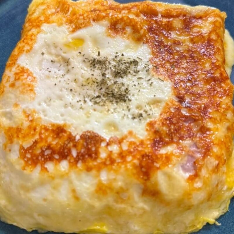 The finished toast