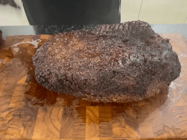完成したブリスケットの様子
