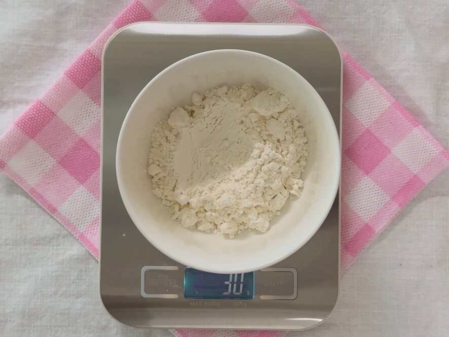 Weighing beans