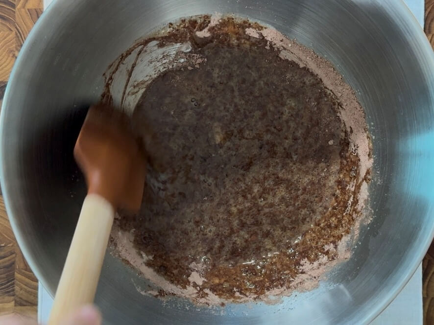Mixing the dough