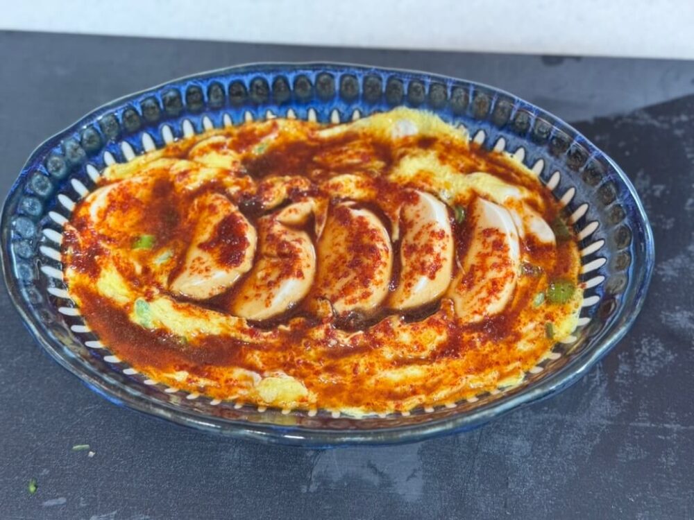 超簡単な 순두부 계란찜レシピを完成させた様子 メイン写真
