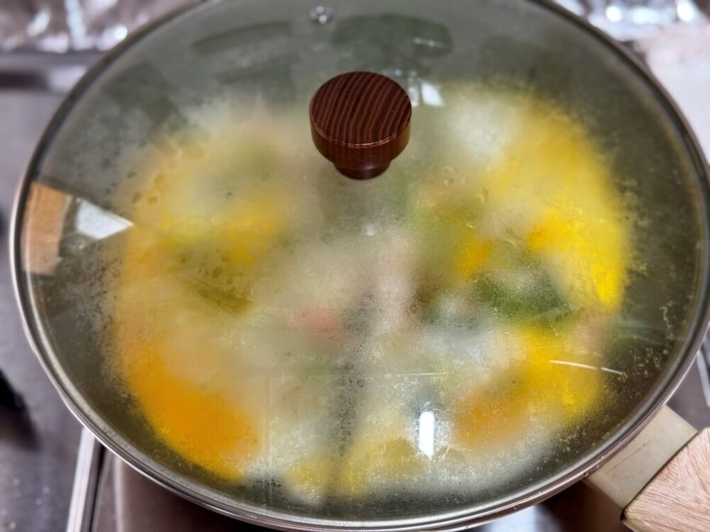 Cocinar con la tapa cerrada