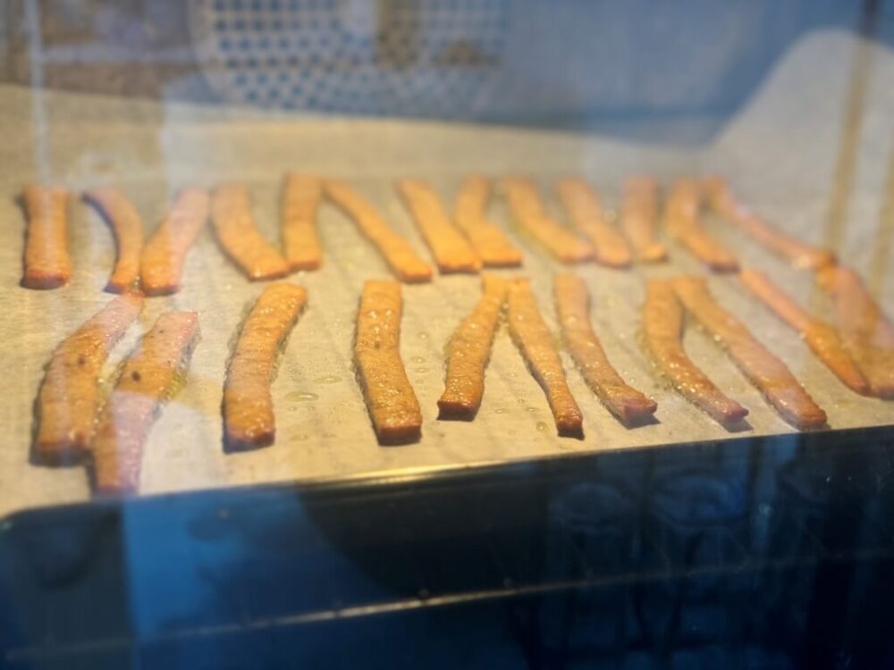 Pasteles de pescado en freidora de aire