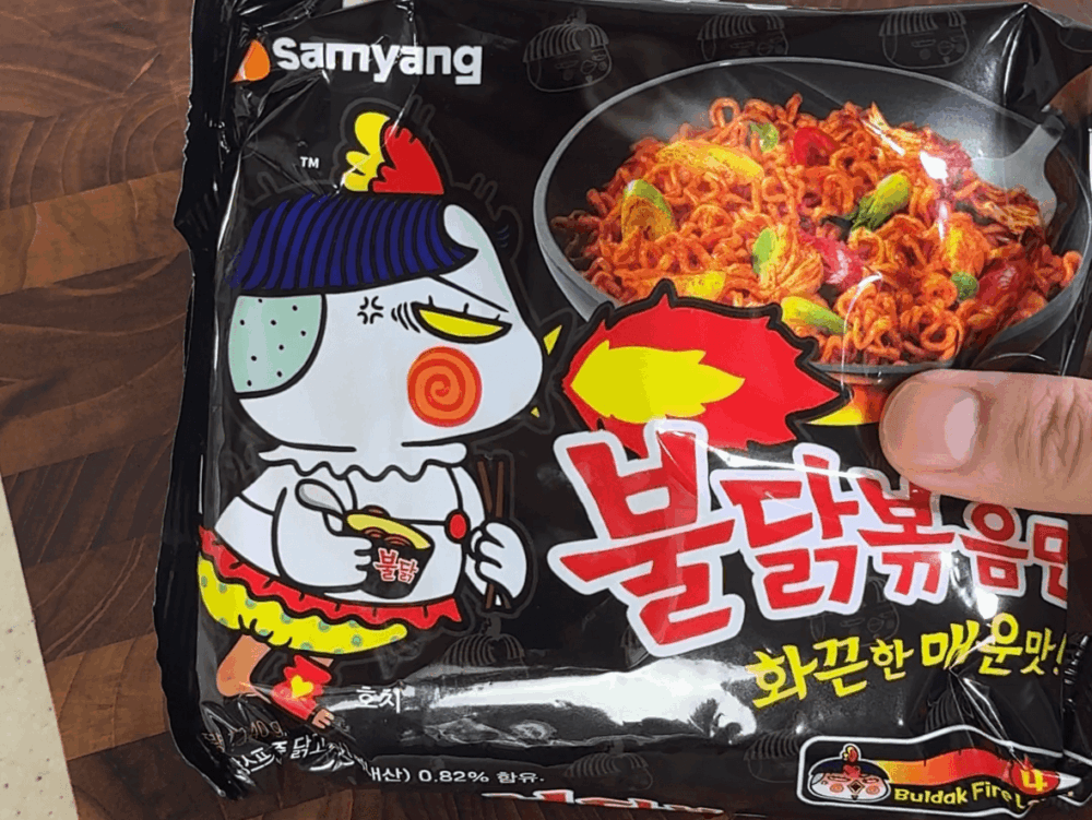 Fideos fritos Buldak