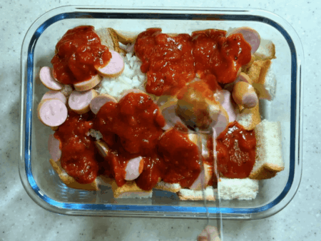 Añadir la salsa de tomate