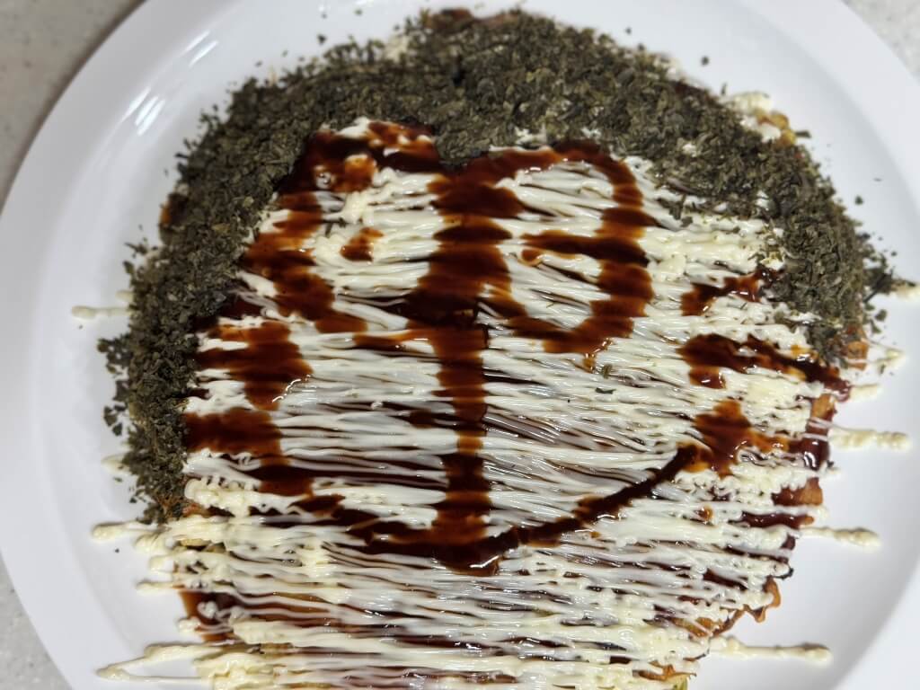 ドラえもん お好み焼きレシピの完成イメージ サムネイル