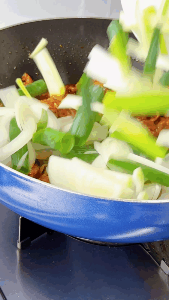 Adding vegetables