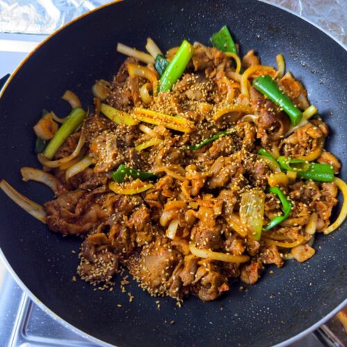 Thumbnail of the finished stir-fried pork belly recipe